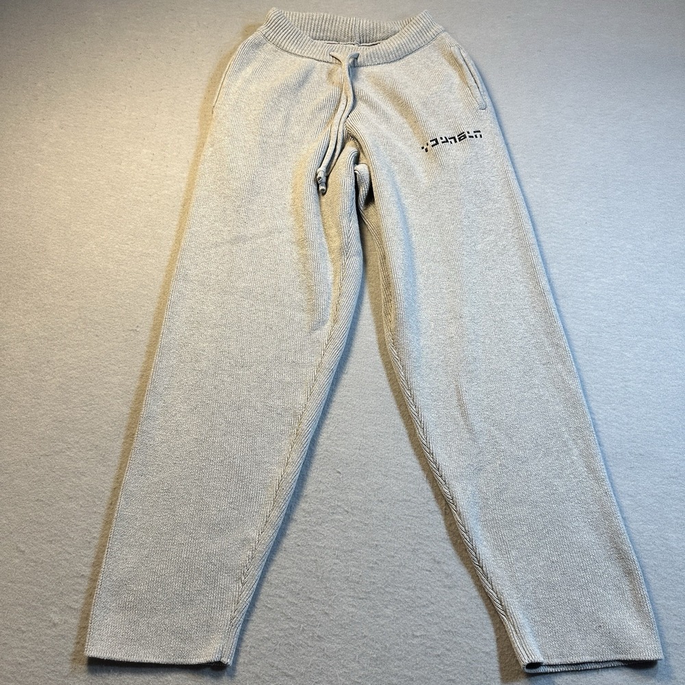 YoungLA Premier Knit Joggers Mens Gray Cozy Comfort Style 255 Sweatpants Small